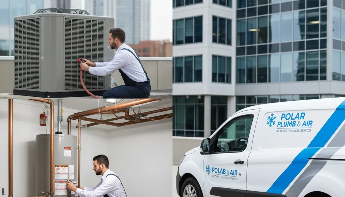 Technician repairing residential plumbing system in Charleston SC for Five Star Cooling